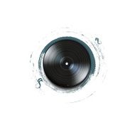 Grunge vinyl record