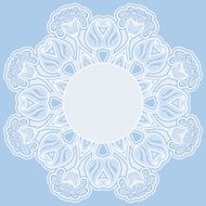 Greeting card with oriental pattern N28