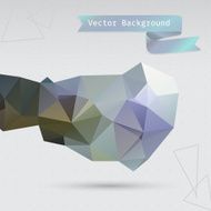 Vector abstract background of the triangle N3