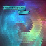 Abstract background of the triangles Color whirlpool