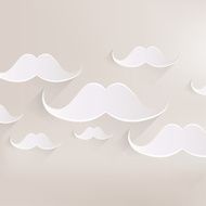 Hipster moustaches icon N10