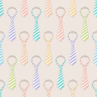 colored striped ties