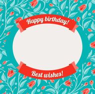 Template for greeting card or invitation N4