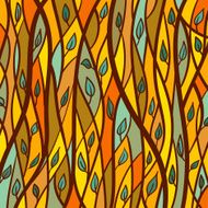 Pattern with Leaves N3