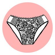 Lacy sexy vector panty N7