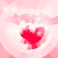 Gentle abstract circular background pink light