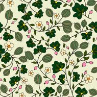 texture with gooseberry and leaves