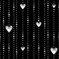 Glassy threads seamless pattern
