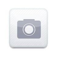 Vector white camera icon Eps10 Easy to edit
