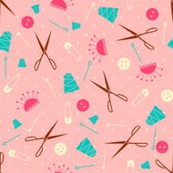 Seamless vector sewing pattern N5