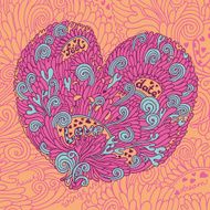 Ornament heart shape for your design