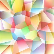 Geometric pattern background in various shapes and color