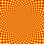 Retro vintage grunge hypnotic background vector illustration N2