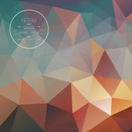 Abstract Triangle Geometrical Multicolored Background Vector N6