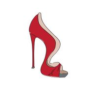 Shoes on a high heel N12