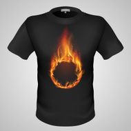 Male t-shirt with print N7