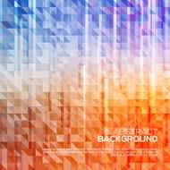 Abstract triangle background with lines