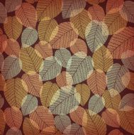 Seamless decorative autumn colorful pattern