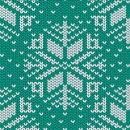 Scandinavian knitted seamless pattern