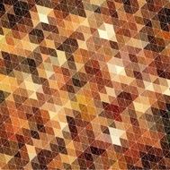 Retro pattern of triangle shapes Vector illustration