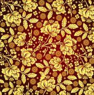 Flowers Vector Beautiful background with a flower ornament N29