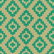 Knitted seamless pattern with rhombus N3