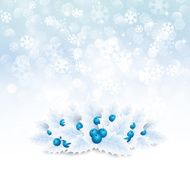 Vector Merry Christmas Greeting Card N2