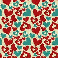 Valentine Seamless Hearts Pattern N5