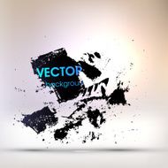 Abstract Ink Blot for Grunge Backgound N275