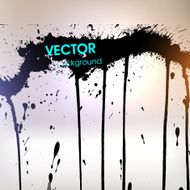 Abstract Ink Blot for Grunge Backgound N277