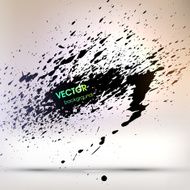 Abstract Ink Blot for Grunge Backgound N281
