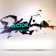 Abstract Ink Blot for Grunge Backgound N282