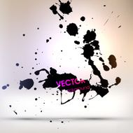 Abstract Ink Blot for Grunge Backgound N286
