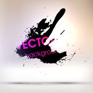 Abstract Ink Blot for Grunge Backgound N287