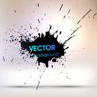 Abstract Ink Blot for Grunge Backgound N288