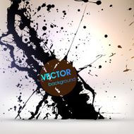 Abstract Ink Blot for Grunge Backgound N294
