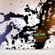 Abstract Ink Blot for Grunge Backgound N297
