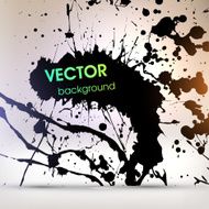 Abstract Ink Blot for Grunge Backgound N299