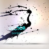 Abstract Ink Blot for Grunge Backgound N300
