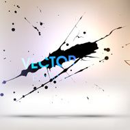 Abstract Ink Blot for Grunge Backgound N301