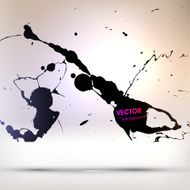 Abstract Ink Blot for Grunge Backgound N302
