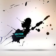 Abstract Ink Blot for Grunge Backgound N303