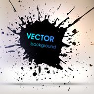 Abstract Ink Blot for Grunge Backgound N309