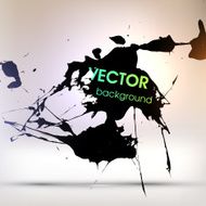 Abstract Ink Blot for Grunge Backgound N313