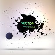 Abstract Ink Blot for Grunge Backgound N314
