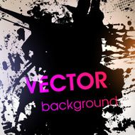 Abstract Ink Blot for Grunge Backgound N318