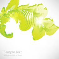 Floral Retro Background for Vintage Design N1172
