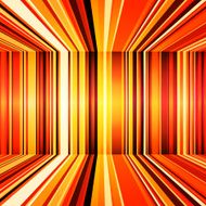 Abstract red orange and yellow retro stripes colorful background