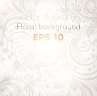 Floral Retro Background for Vintage Design N1190
