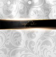 Floral Retro Background for Vintage Design N1192